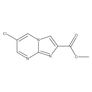 Methyl 6-chloroimidazo[1,2-a]pyrimidine-2-carboxylate Structure
