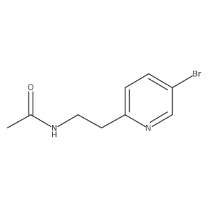 N-[2-(5-bromo-pyridin-2-yl)-ethyl]-acetamide Structure