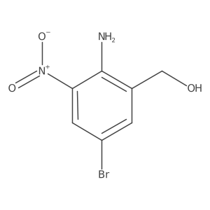 (2-Amino-5-bromo-3-nitrophenyl)methanol结构式