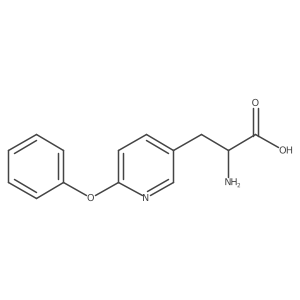 a-Amino-6-phenoxy-3-pyridinepropanoic acid结构式