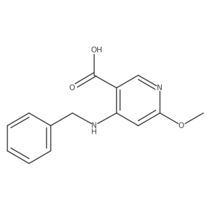 4-(Benzylamino)-6-methoxynicotinic Acid Structure