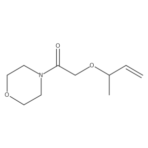 2-[(1-Methyl-2-propen-1-yl)oxy]-1-(4-morpholinyl)ethanone Structure