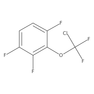 2-[Chloro(difluoro)methoxy]-1,3,4-trifluoro-benzene Structure