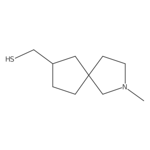 (2-Methyl-2-azaspiro[4.4]nonan-7-yl)methanethiol Structure