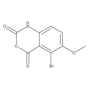 2H-3,1-Benzoxazine-2,4(1H)-dione, 5-bromo-6-methoxy-结构式
