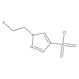 1-(2-fluoroethyl)-1H-pyrazole-4-sulfonyl chloride Structure