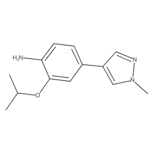 2-Isopropoxy-4-(1-methyl-1H-pyrazol-4-yl)aniline Structure