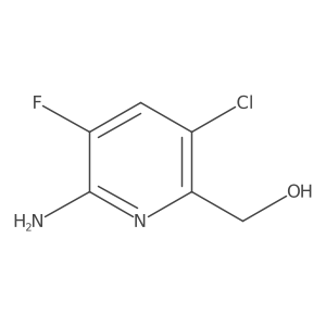 (6-Amino-3-chloro-5-fluoropyridin-2-yl)methanol Structure