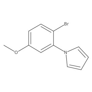 1-(2-Bromo-5-methoxyphenyl)-1H-pyrrole Structure