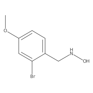 N-[(2-bromo-4-methoxyphenyl)methyl]hydroxylamine Structure