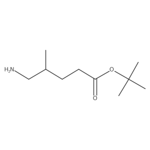 Tert-butyl 5-amino-4-methylpentanoate Structure