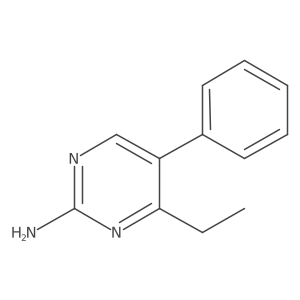 4-Ethyl-5-phenylpyrimidin-2-amine结构式