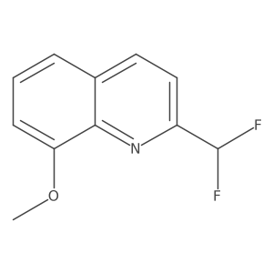 2-(Difluoromethyl)-8-methoxyquinoline结构式