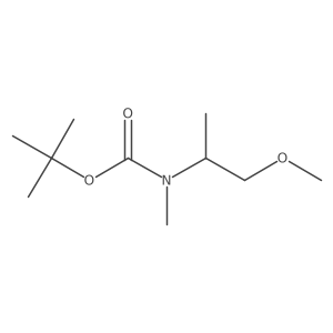 tert-Butyl (S)-(1-methoxypropan-2-yl)(methyl)carbamate结构式