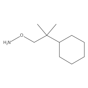 O-(2-cyclohexyl-2-methylpropyl)hydroxylamine Structure