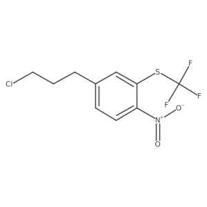 1-(3-Chloropropyl)-4-nitro-3-(trifluoromethylthio)benzene Structure