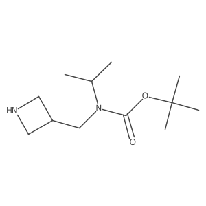 tert-butyl N-[(azetidin-3-yl)methyl]-N-(propan-2-yl)carbamate Structure