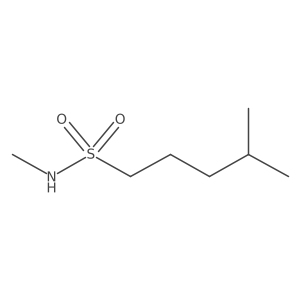 N,4-dimethylpentane-1-sulfonamide Structure