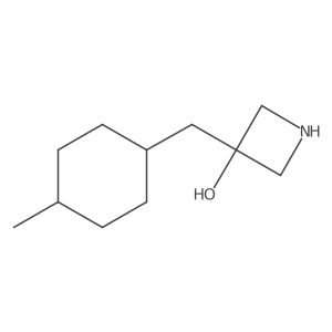 3-[(4-Methylcyclohexyl)methyl]azetidin-3-ol结构式