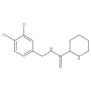 N-[(3,4-dichlorophenyl)methyl]piperidine-2-carboxamide Structure
