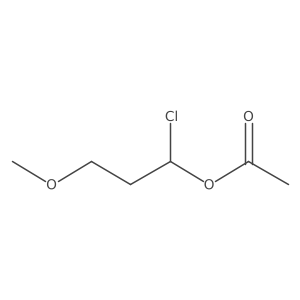 1-Propanol, 1-chloro-3-methoxy-, 1-acetate Structure