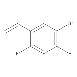 5-Bromo-2,4-difluorostyrene结构式