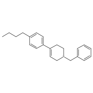 1-Benzyl-4-(4-butylphenyl)-1,2,3,6-tetrahydropyridine结构式