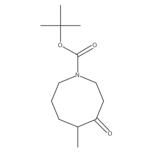 tert-Butyl 5-methyl-4-oxoazocane-1-carboxylate结构式