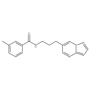 N-(3-([1,2,4]triazolo[1,5-a]pyrimidin-6-yl)propyl)-3-methylbenzamide Structure
