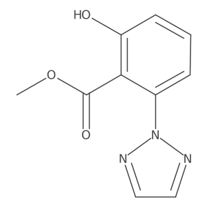 methyl 2-hydroxy-6-(2H-1,2,3-triazol-2-yl)benzoate结构式