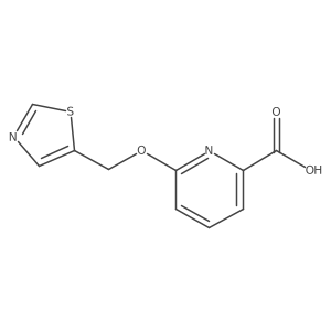 6-[(1,3-Thiazol-5-yl)methoxy]pyridine-2-carboxylic acid Structure