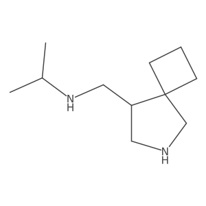 ({6-Azaspiro[3.4]octan-8-yl}methyl)(propan-2-yl)amine结构式