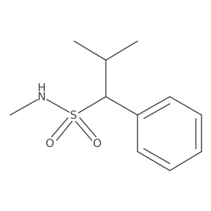 N,2-Dimethyl-1-phenylpropane-1-sulfonamide Structure