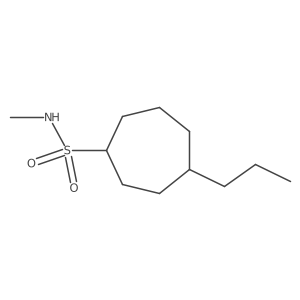N-methyl-4-propylcycloheptane-1-sulfonamide Structure