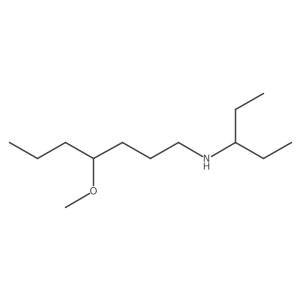 (4-Methoxyheptyl)(pentan-3-yl)amine结构式