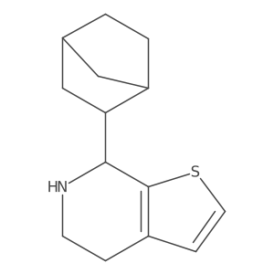 7-{bicyclo[2.2.1]heptan-2-yl}-4H,5H,6H,7H-thieno[2,3-c]pyridine Structure