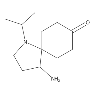 4-Amino-1-(propan-2-yl)-1-azaspiro[4.5]decan-8-one Structure