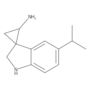 5'-(Propan-2-yl)-1',2'-dihydrospiro[cyclopropane-1,3'-indole]-2-amine结构式