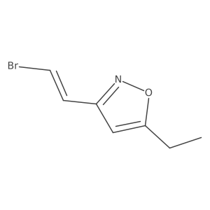3-(2-Bromoethenyl)-5-ethyl-1,2-oxazole Structure
