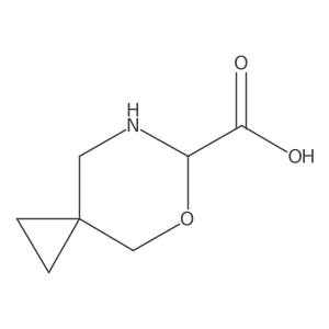 5-Oxa-7-azaspiro[2.5]octane-6-carboxylic acid结构式