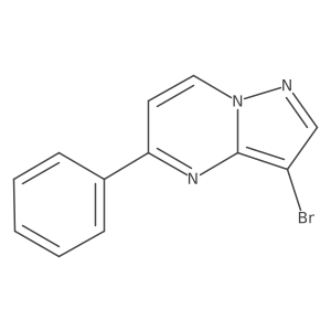 3-Bromo-5-phenylpyrazolo[1,5-A]pyrimidine结构式
