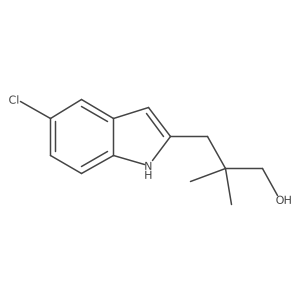 3-(5-chloro-1H-indol-2-yl)-2,2-dimethylpropan-1-ol Structure