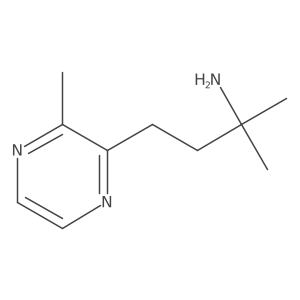 2-Methyl-4-(3-methylpyrazin-2-yl)butan-2-amine Structure