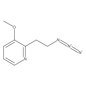 2-(2-Azidoethyl)-3-methoxypyridine Structure