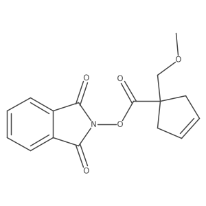 1,3-dioxo-2,3-dihydro-1H-isoindol-2-yl 1-(methoxymethyl)cyclopent-3-ene-1-carboxylate Structure