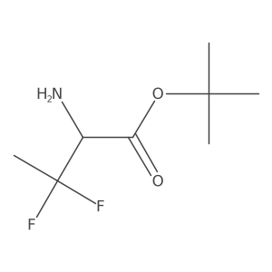 Tert-butyl 2-amino-3,3-difluorobutanoate Structure