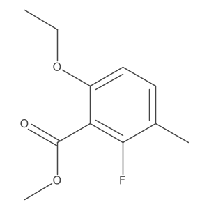 Methyl 6-ethoxy-2-fluoro-3-methylbenzoate Structure
