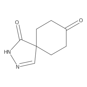 2,3-Diazaspiro[4.5]dec-1-ene-4,8-dione Structure