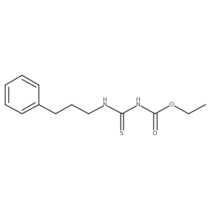 ethyl N-[(3-phenylpropyl)carbamothioyl]carbamate Structure