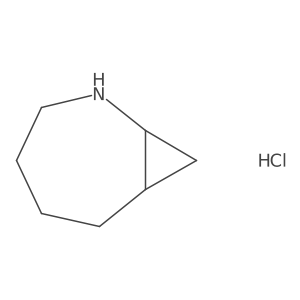 2-Azabicyclo[5.1.0]octane hydrochloride Structure